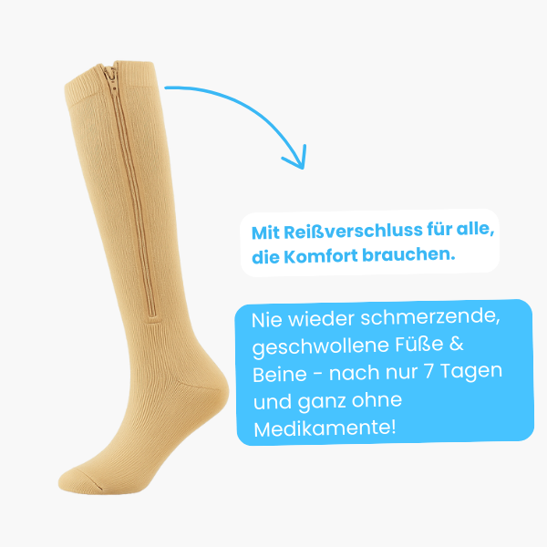 Orteva® ZipKomfort Kompressionsstrümpfe